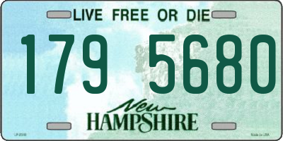 NH license plate 1795680