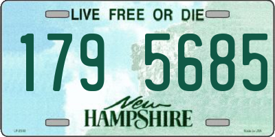 NH license plate 1795685