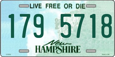 NH license plate 1795718