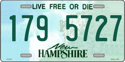 NH license plate 1795727
