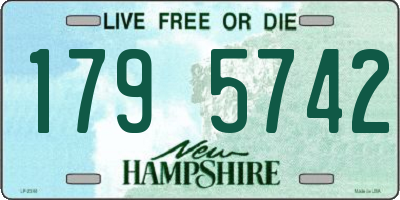 NH license plate 1795742