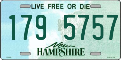 NH license plate 1795757