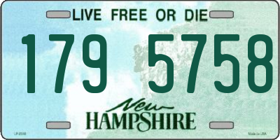 NH license plate 1795758