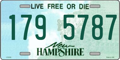 NH license plate 1795787