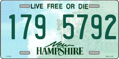 NH license plate 1795792
