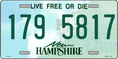 NH license plate 1795817