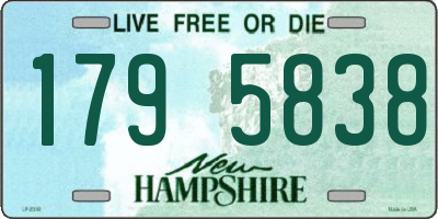 NH license plate 1795838