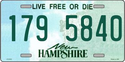 NH license plate 1795840