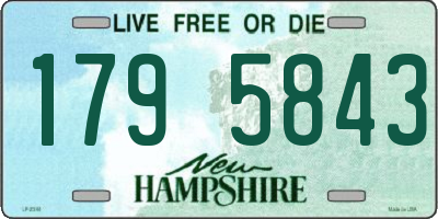 NH license plate 1795843