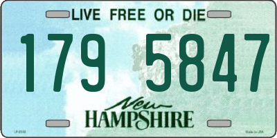NH license plate 1795847