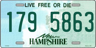 NH license plate 1795863
