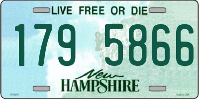 NH license plate 1795866