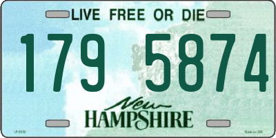 NH license plate 1795874