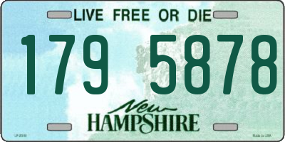 NH license plate 1795878
