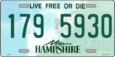 NH license plate 1795930