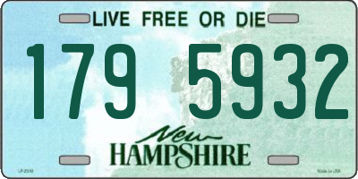 NH license plate 1795932