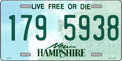 NH license plate 1795938