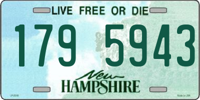 NH license plate 1795943