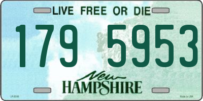 NH license plate 1795953