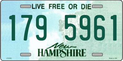 NH license plate 1795961