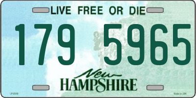 NH license plate 1795965