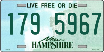 NH license plate 1795967