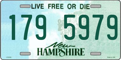NH license plate 1795979