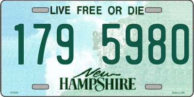 NH license plate 1795980