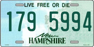 NH license plate 1795994