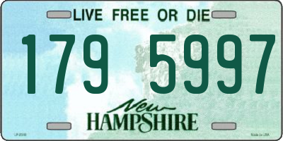 NH license plate 1795997