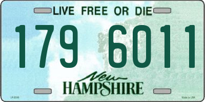 NH license plate 1796011