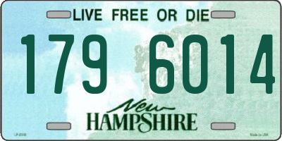 NH license plate 1796014