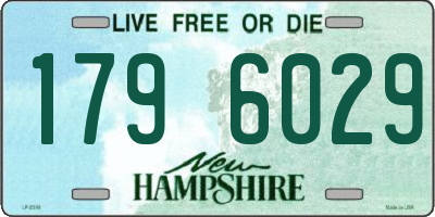 NH license plate 1796029