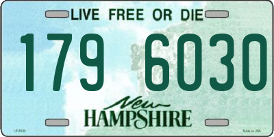 NH license plate 1796030