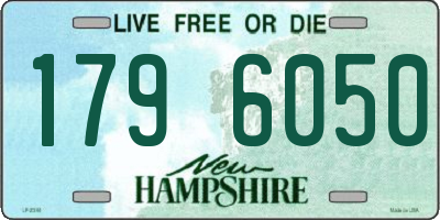 NH license plate 1796050