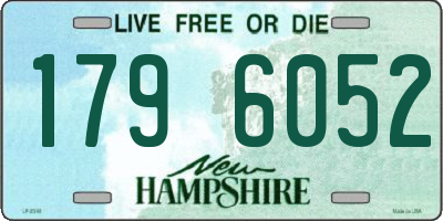 NH license plate 1796052