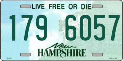 NH license plate 1796057