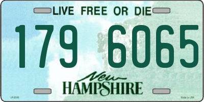 NH license plate 1796065
