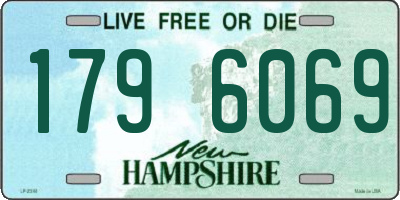 NH license plate 1796069
