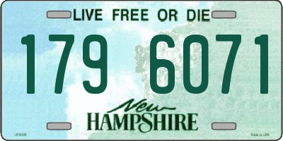 NH license plate 1796071