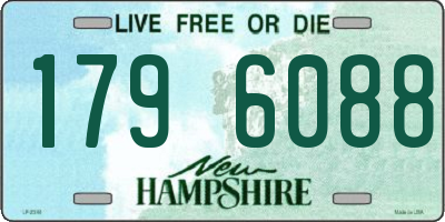NH license plate 1796088
