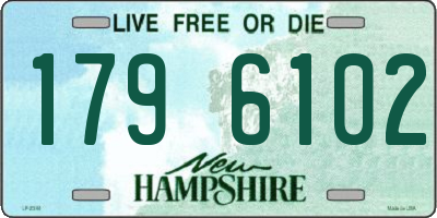 NH license plate 1796102