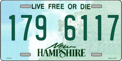 NH license plate 1796117