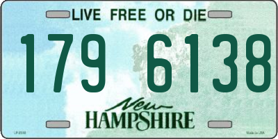 NH license plate 1796138