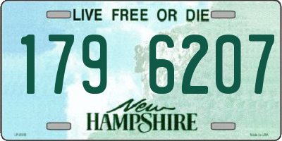 NH license plate 1796207