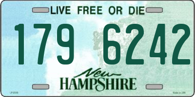 NH license plate 1796242