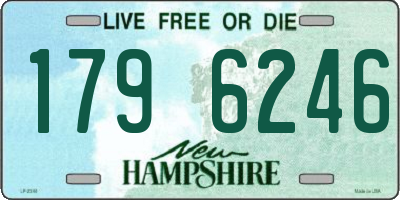 NH license plate 1796246