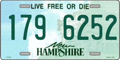 NH license plate 1796252