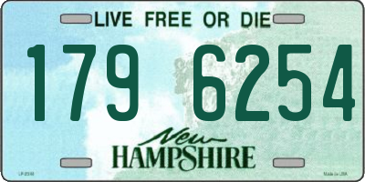 NH license plate 1796254