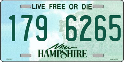 NH license plate 1796265